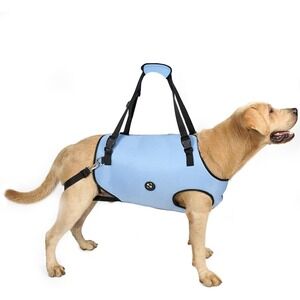 Coodeo Pet Support Harness Small Blue Lift Sling for Weak or Disabled‎ Dogs